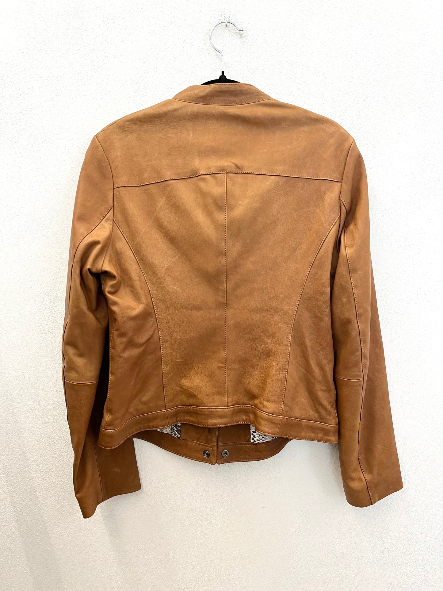 Giacca di VDL Slim Fit in pelle