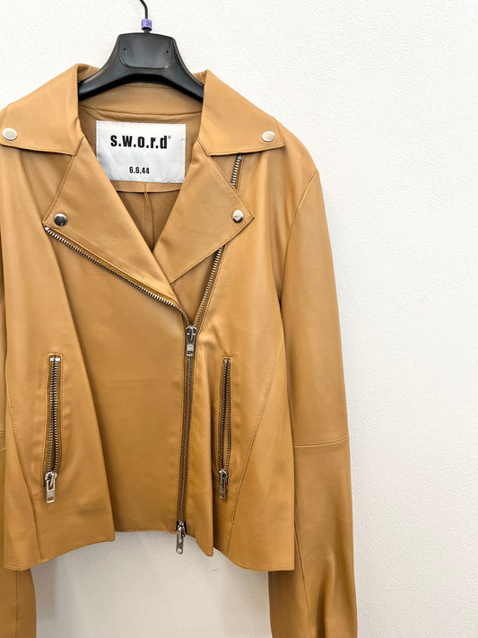 Biker jacket di SWORD in pelle