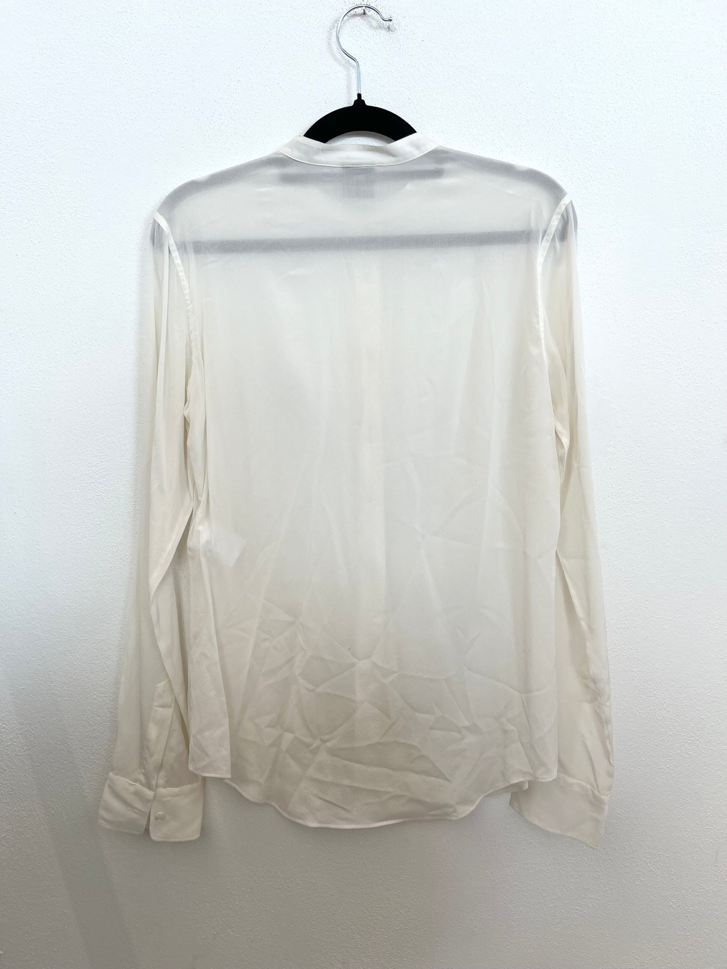 Camicia Aspesi in Seta Trasparente Avorio