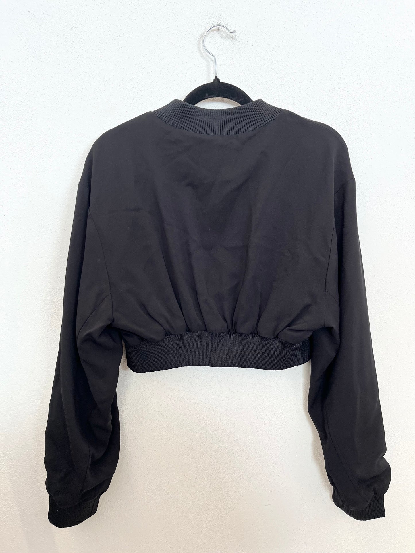 Bomber Crop Pinko Nero