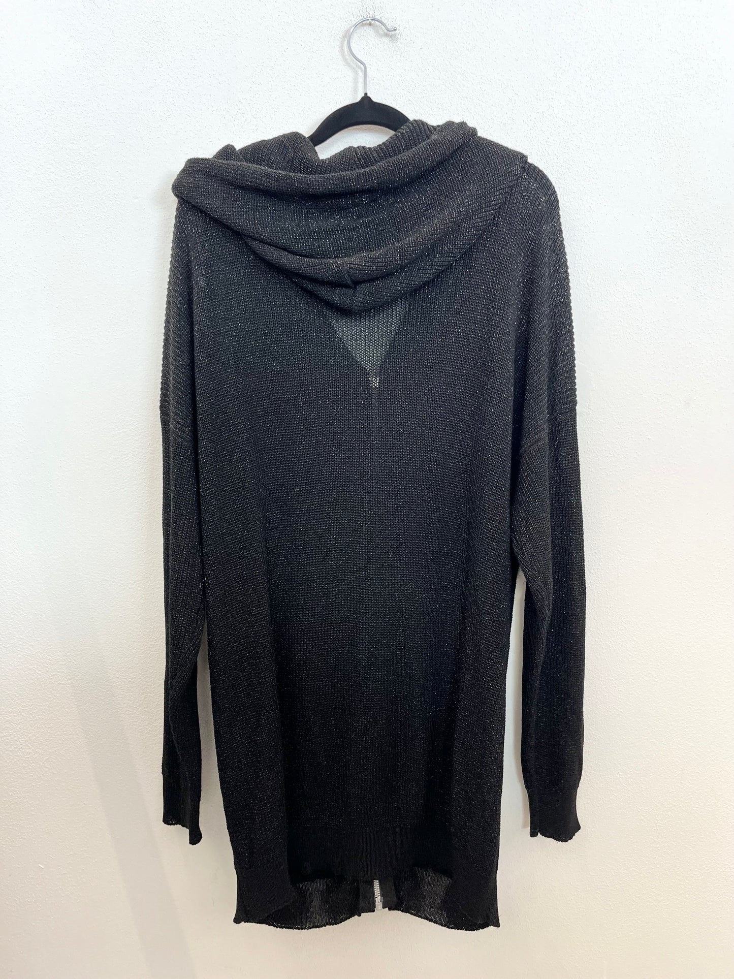 Cardigan Laneus con Cappuccio e Zip
