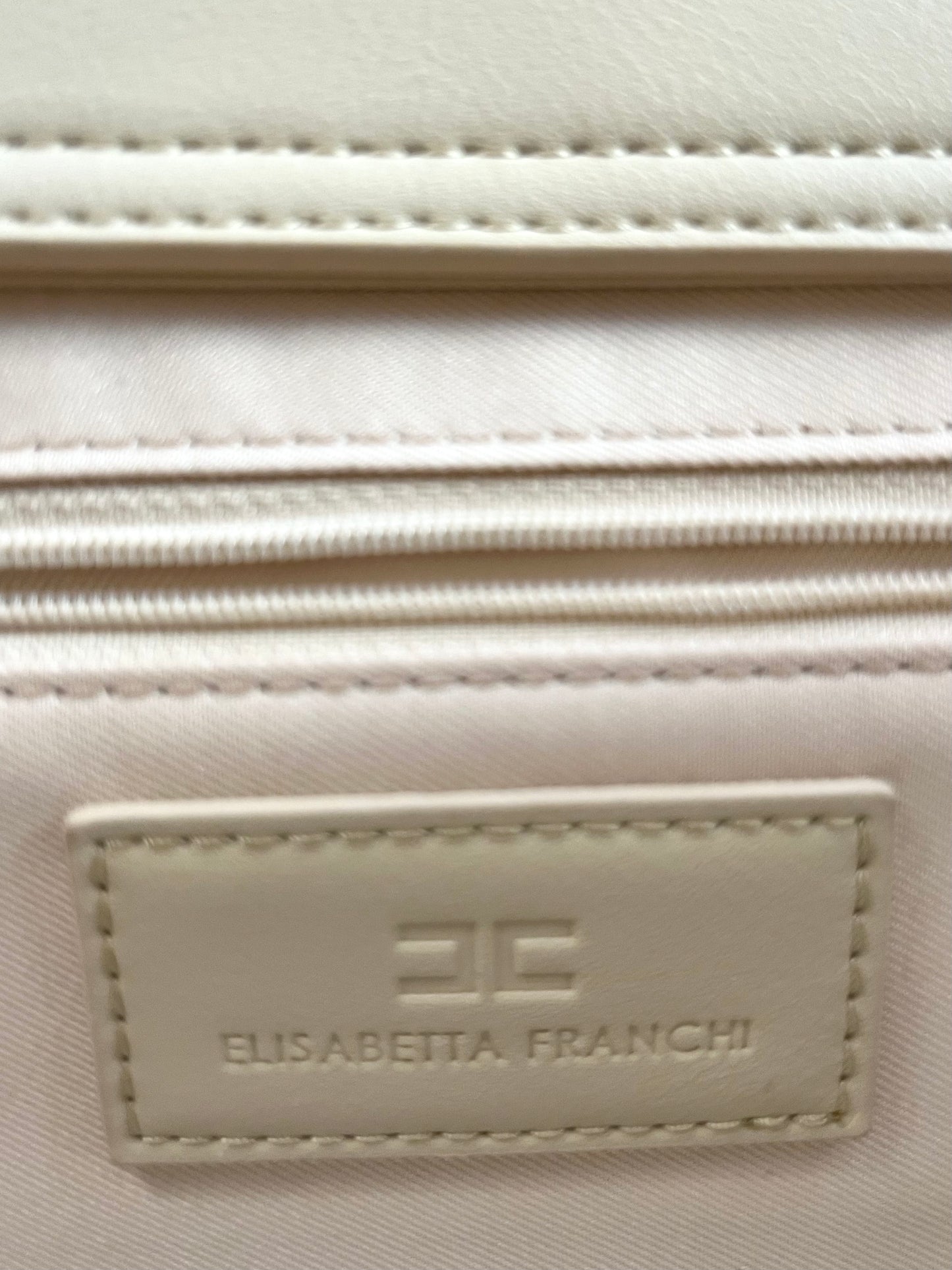 Borsa Tote Elisabetta Franchi Logo Pattern