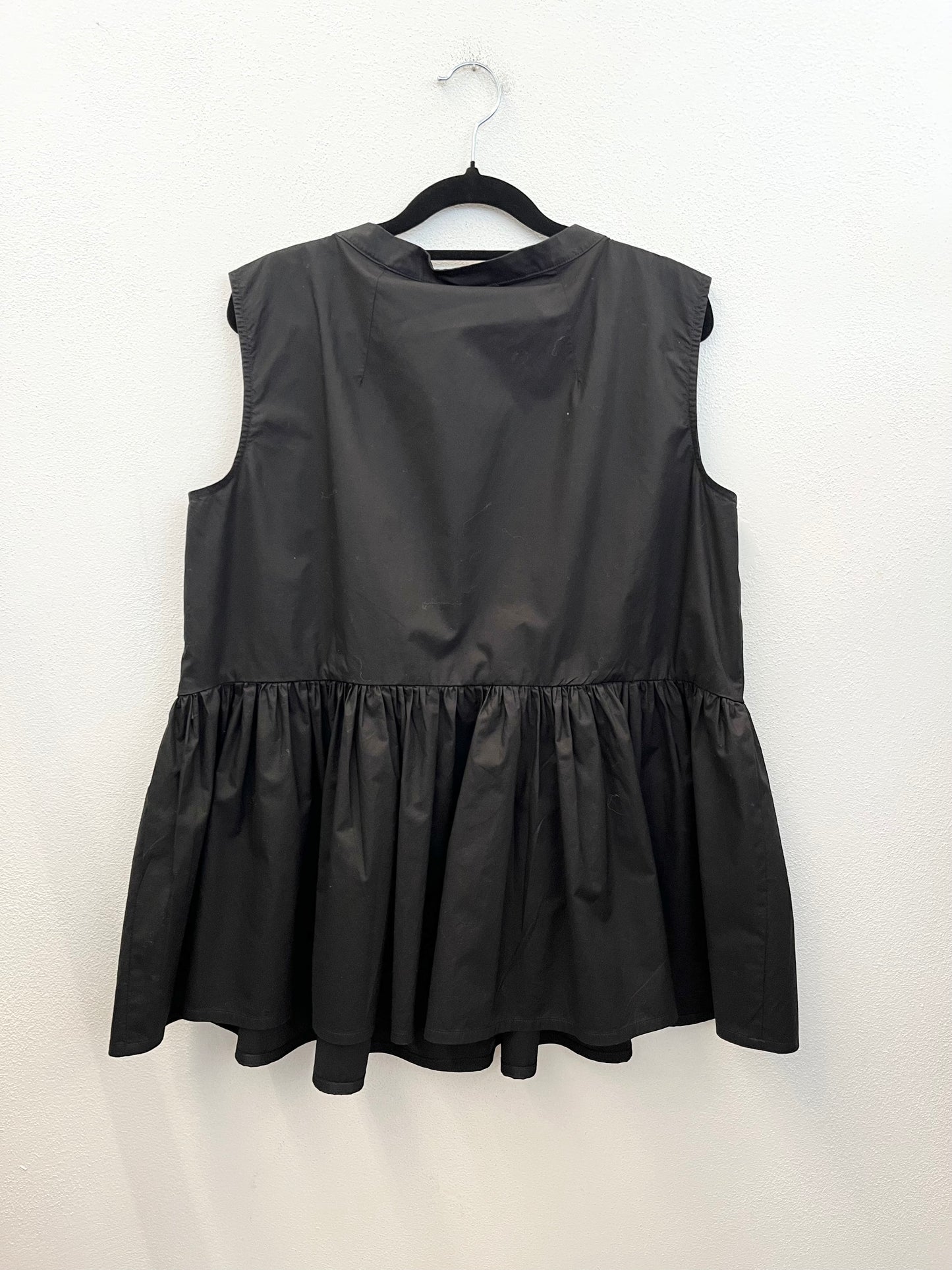 Blusa Semicouture smanicata con balza