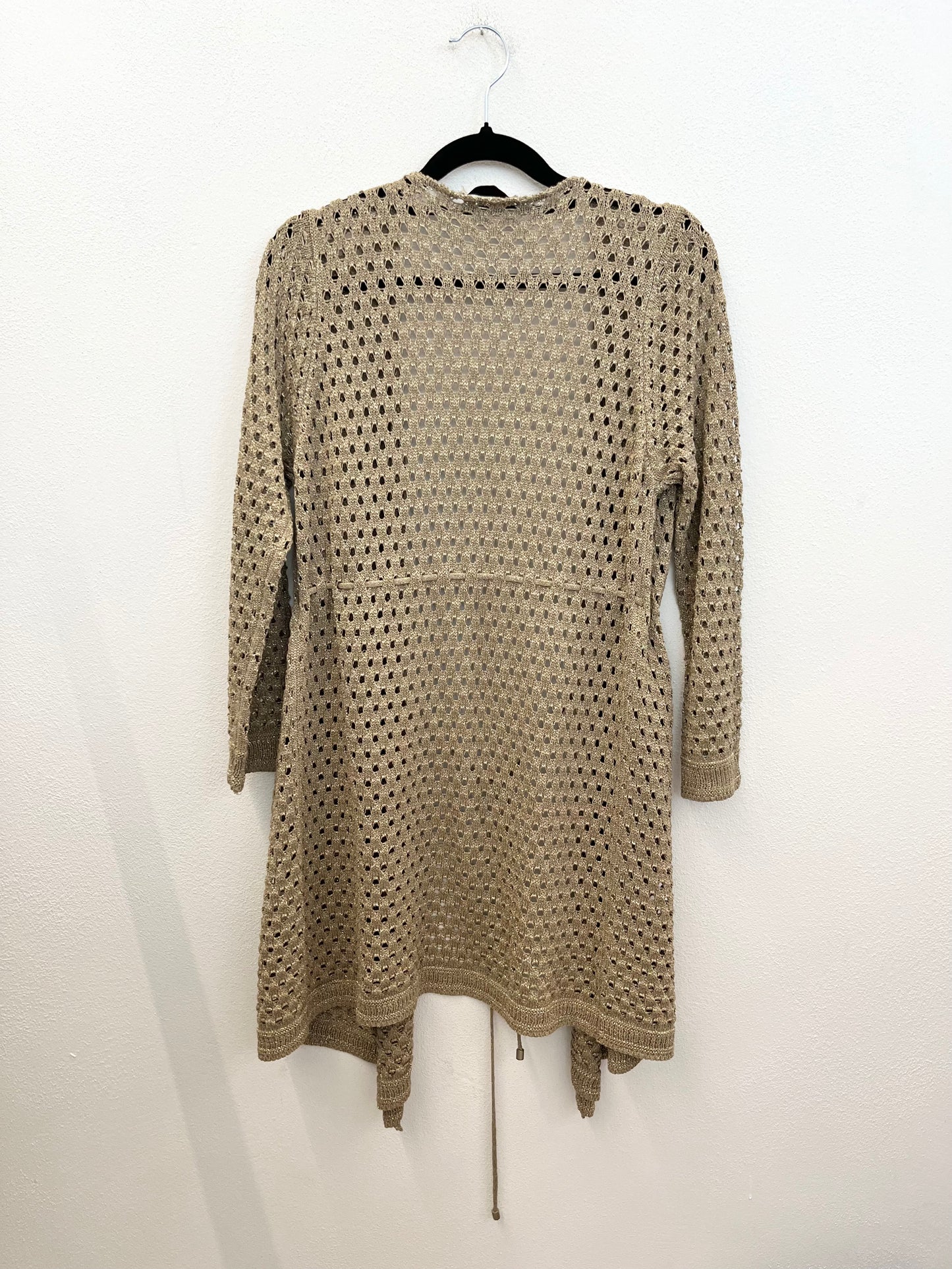 Cardigan Bruno Manetti traforato lungo Lurex