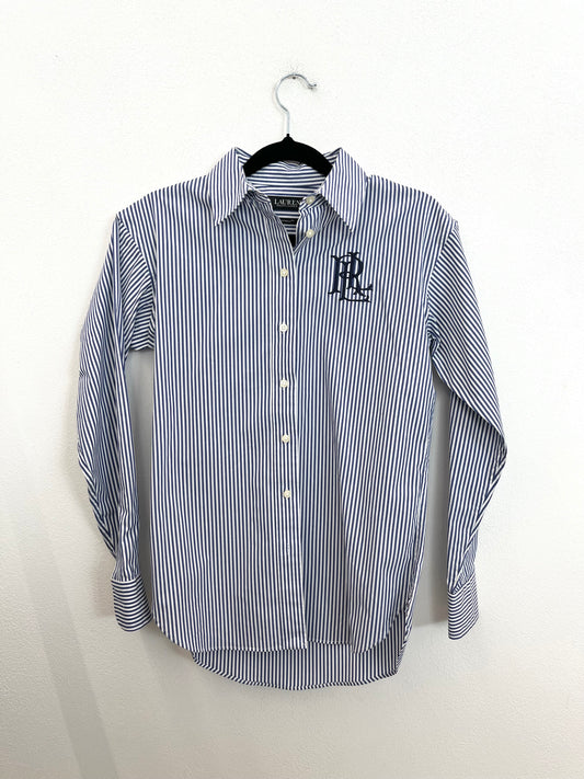 Camicia Lauren Ralph Lauren a righe con monogramma