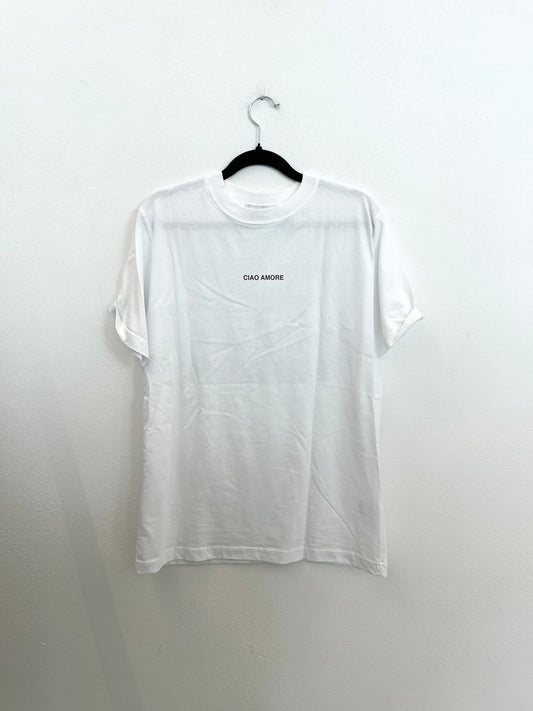 T-shirt Giada Benincasa con grafica "Ciao Amore"