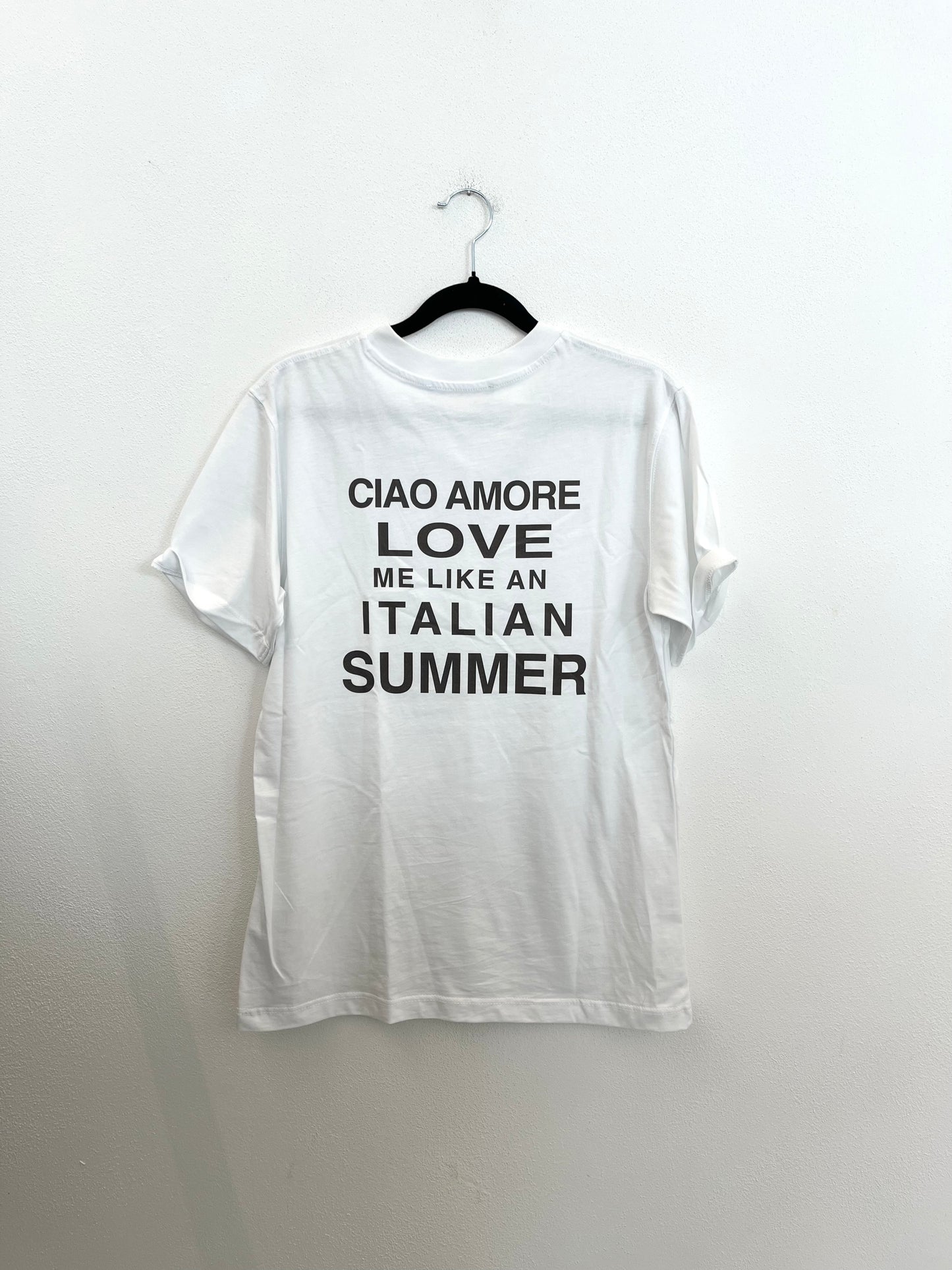 T-shirt Giada Benincasa con grafica "Ciao Amore"