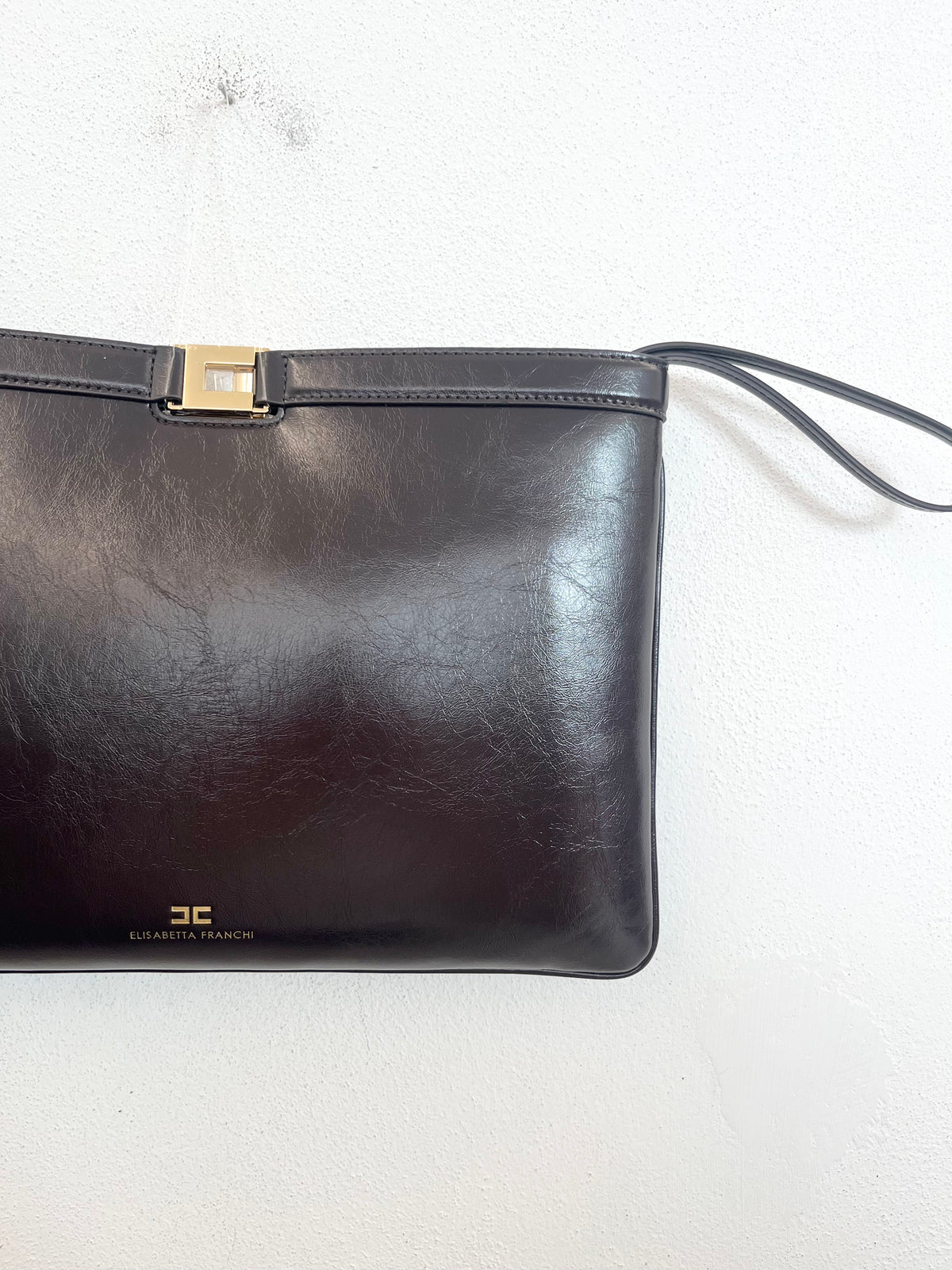 Pochette Elisabetta Franchi rigida con chiusura gioiello