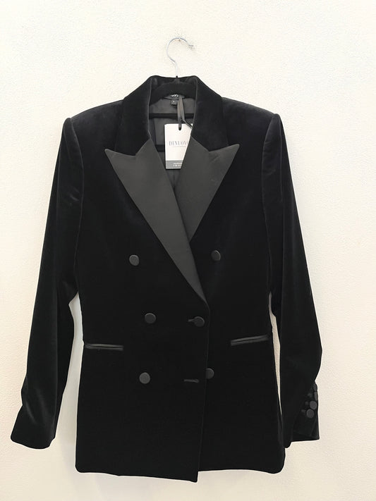 Blazer Theory Doppio Petto in Velluto