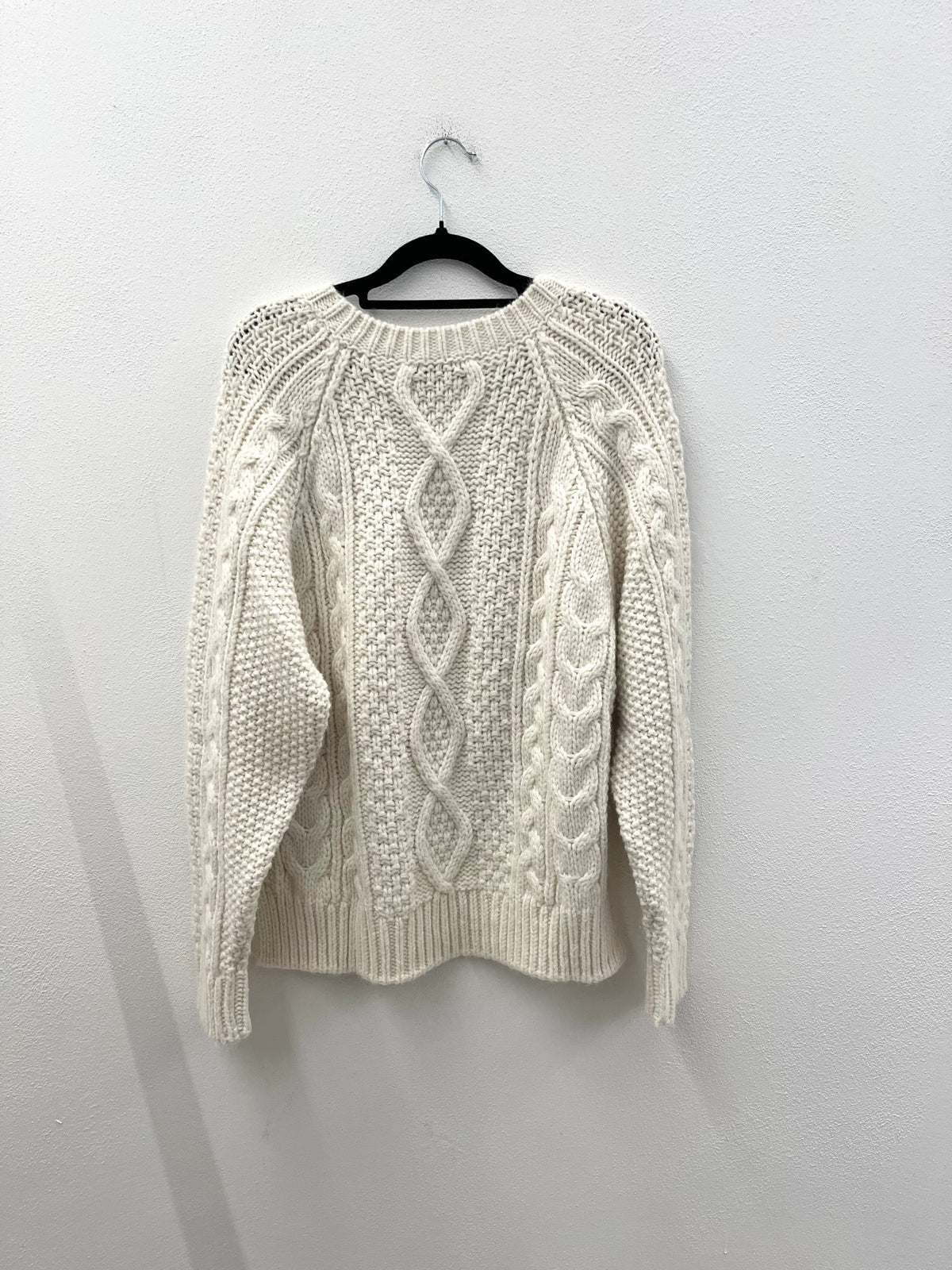 Maglione Parosh oversize in lana con trecce