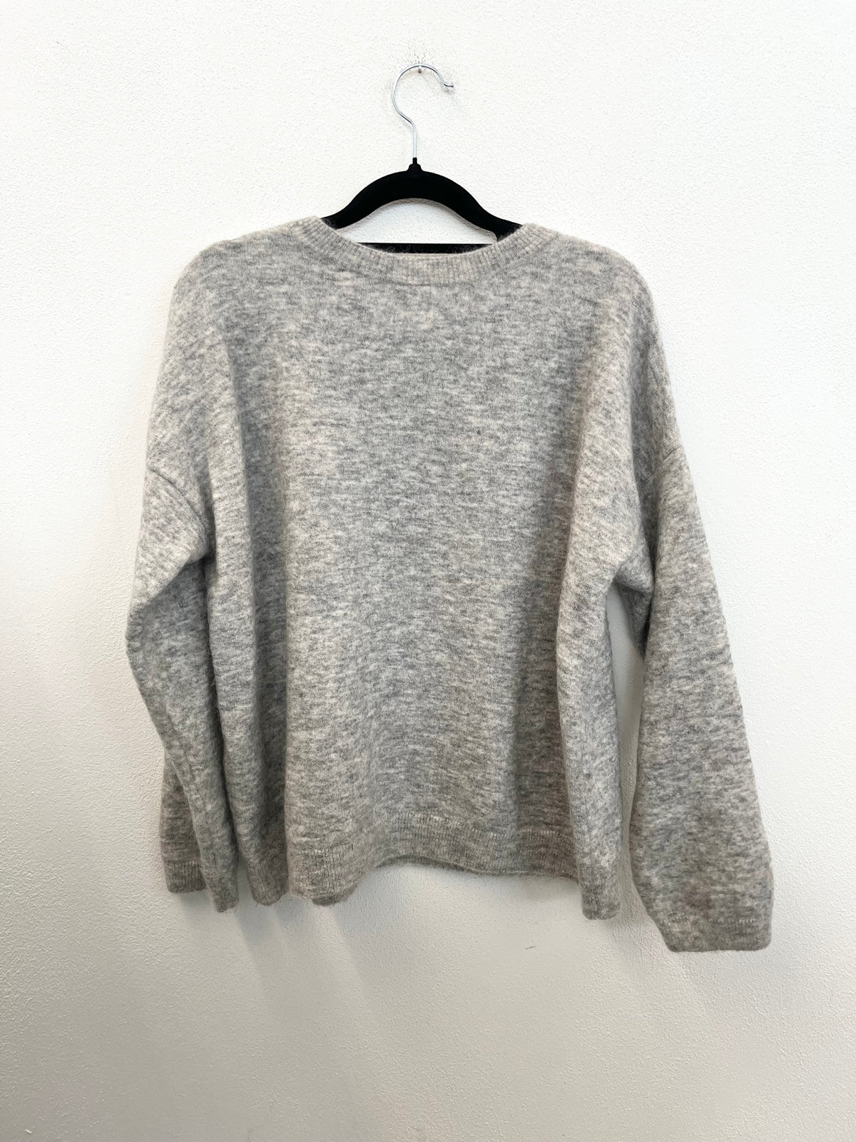Maglione Des Petit Hauts Grigio Kid Mohair e Lana