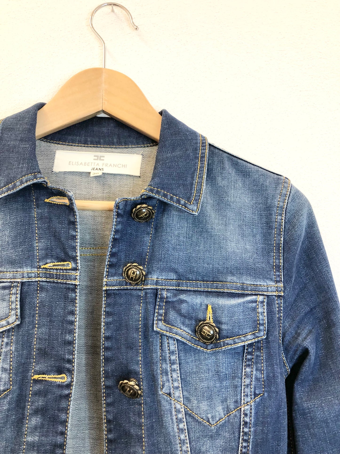 Giacca in jeans Elisabetta Franchi