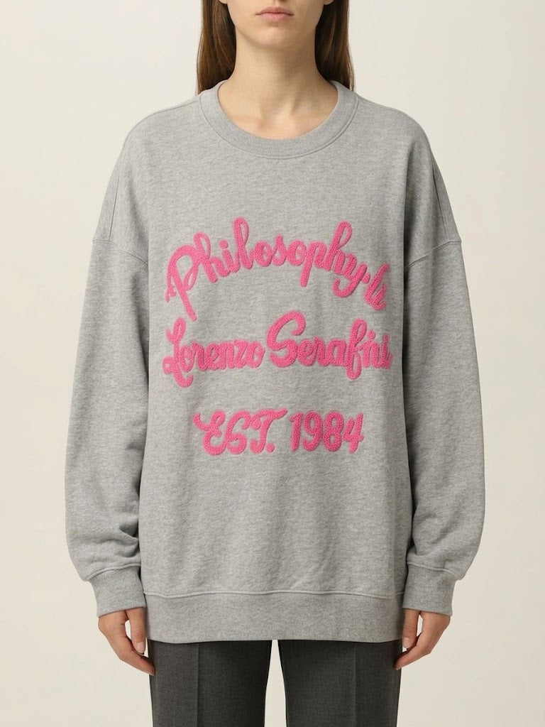 Philosophy di Lorenzo Serafini Grey Sweatshirt