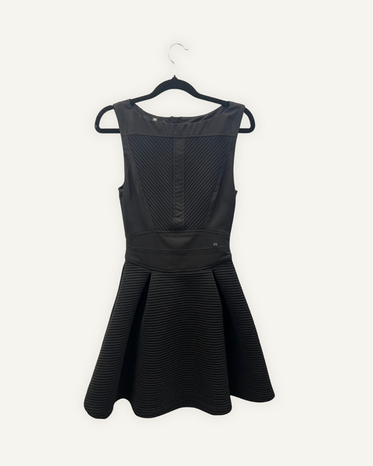 Abito Svasato Nero Elisabetta Franchi