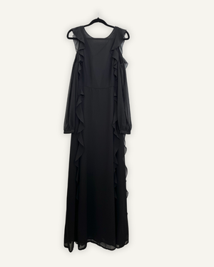 Abito lungo Glamorous elegante con rouches e spalle scoperte