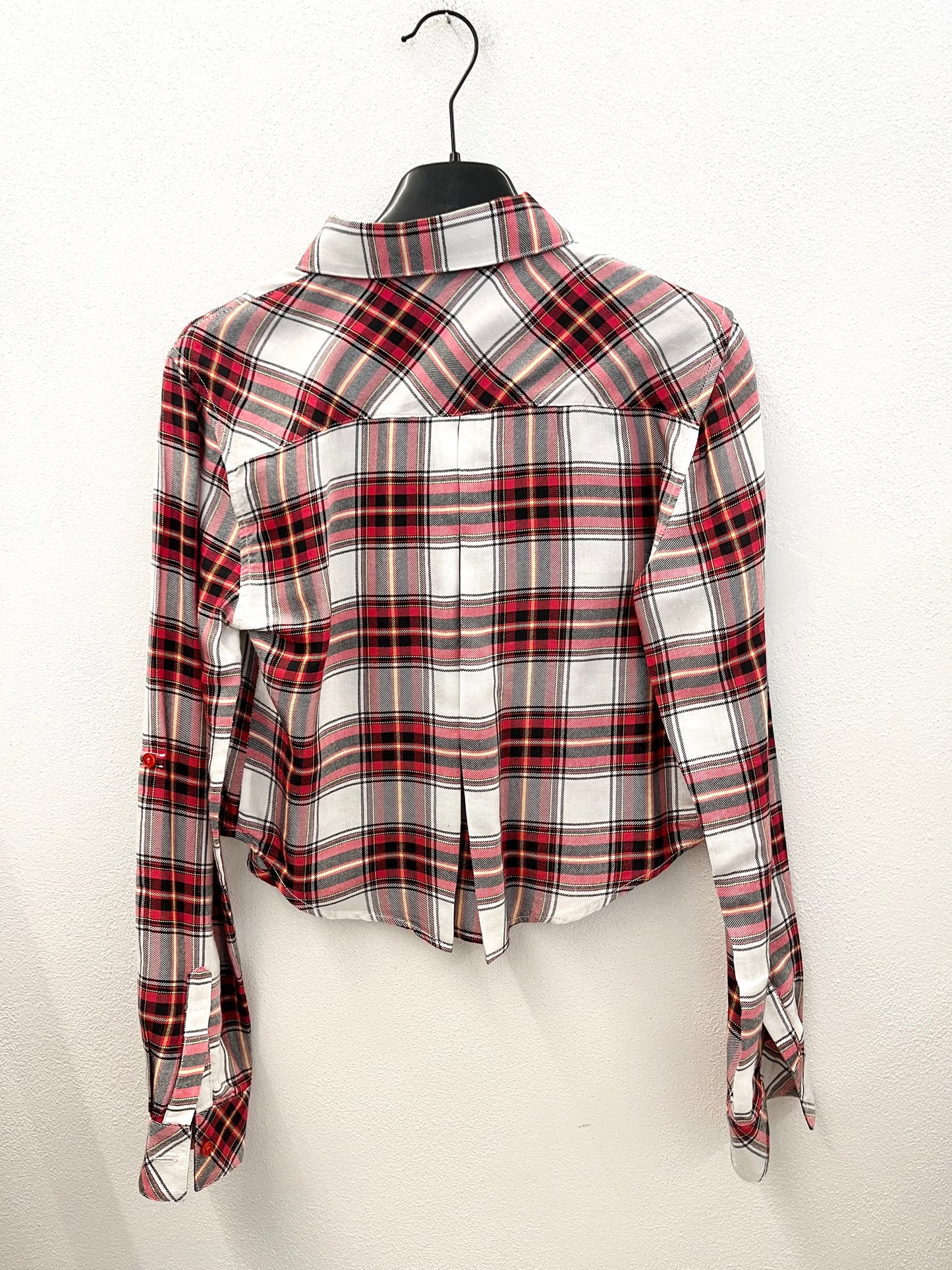 Camicia di Elisabetta Franchi cropped a quadri