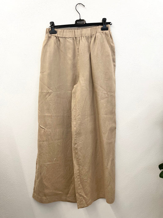 Pantalone di Valentino Rama ampio in tessuto naturale