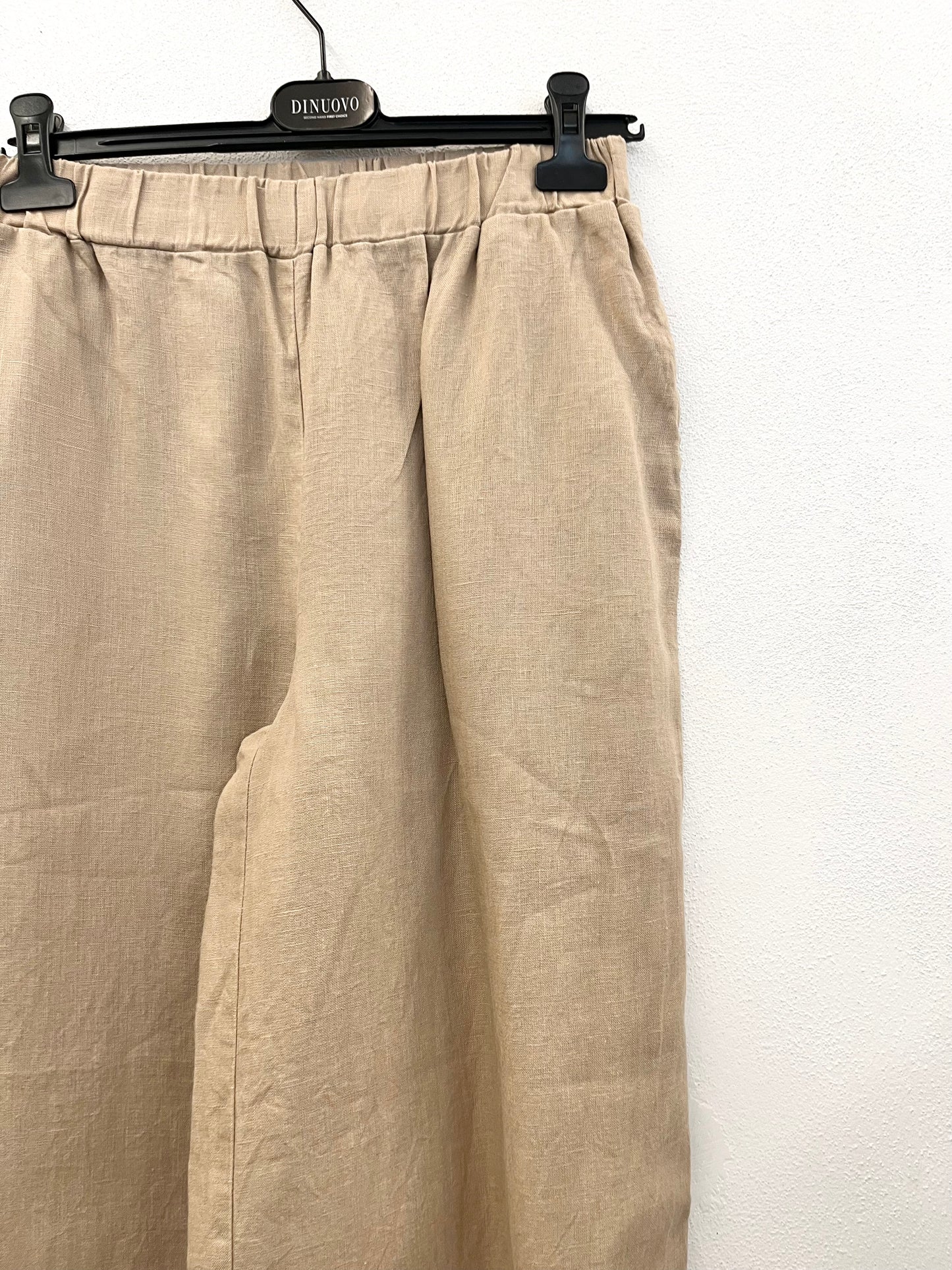 Pantalone di Valentino Rama ampio in tessuto naturale