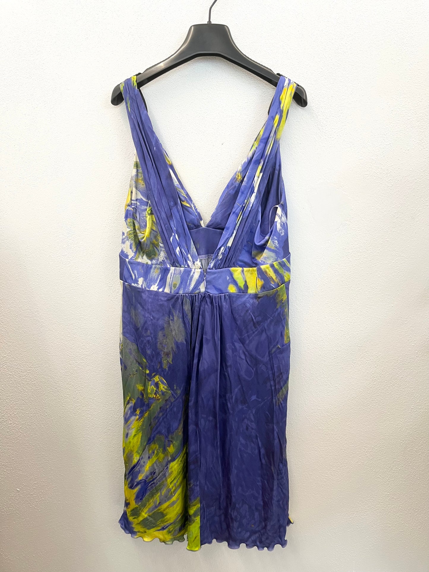 Abito corto di Blumarine stampa astratta floreale