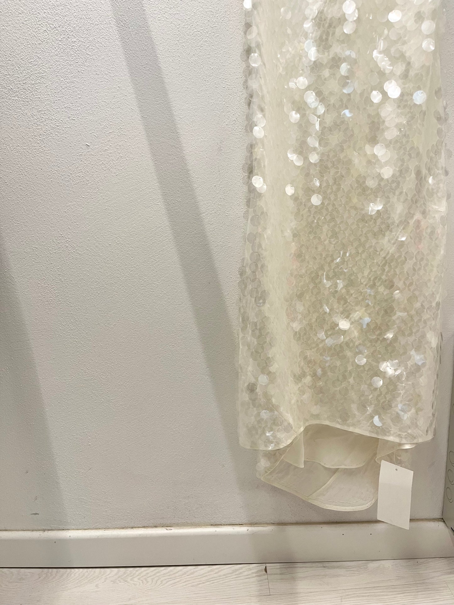 Rat & Boa ivory sequin maxi dress