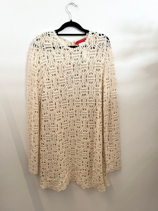 Abito di Max&Co. in pizzo macramè crema