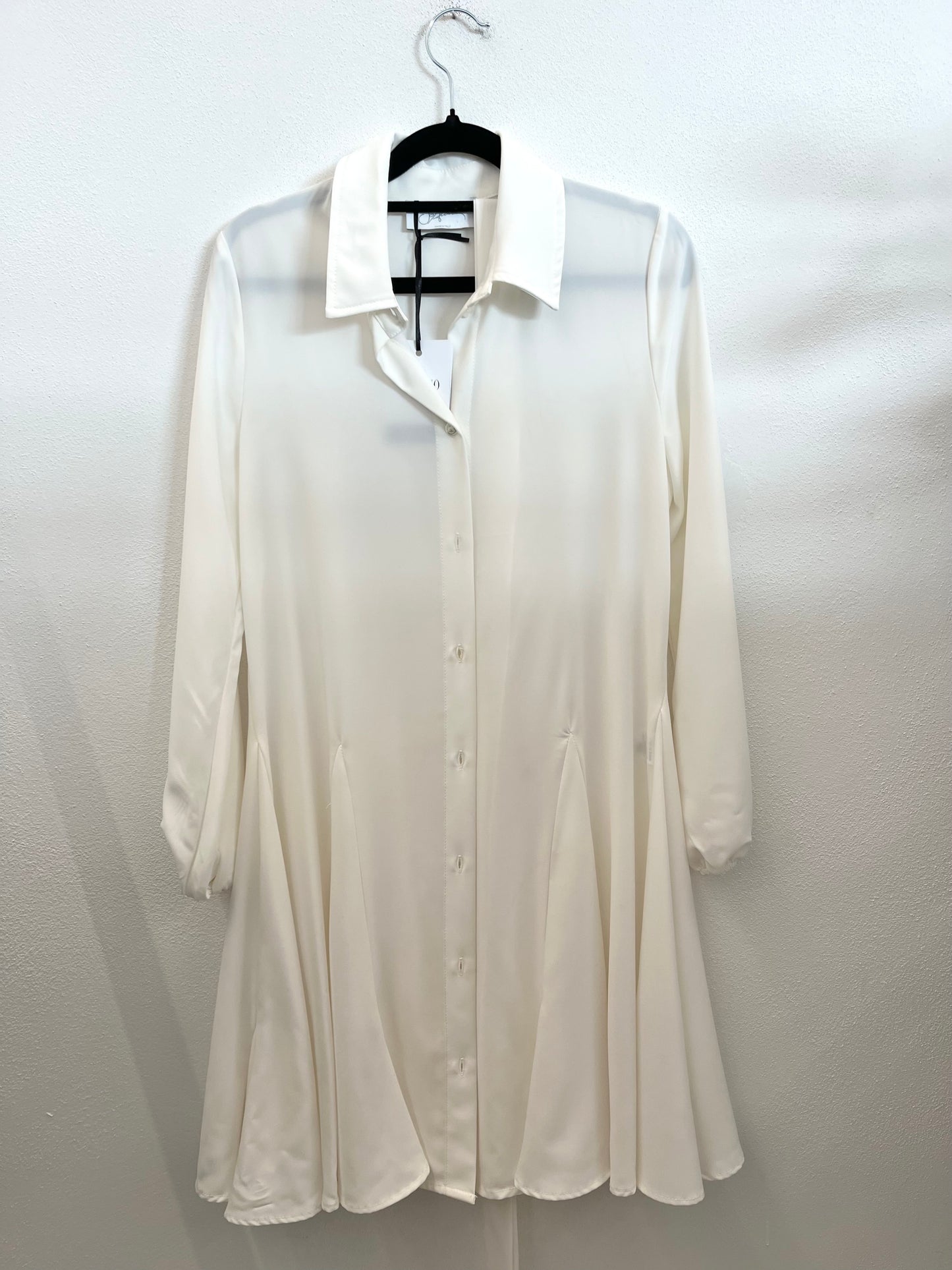 Abito di Soallure a camicia svasato avorio