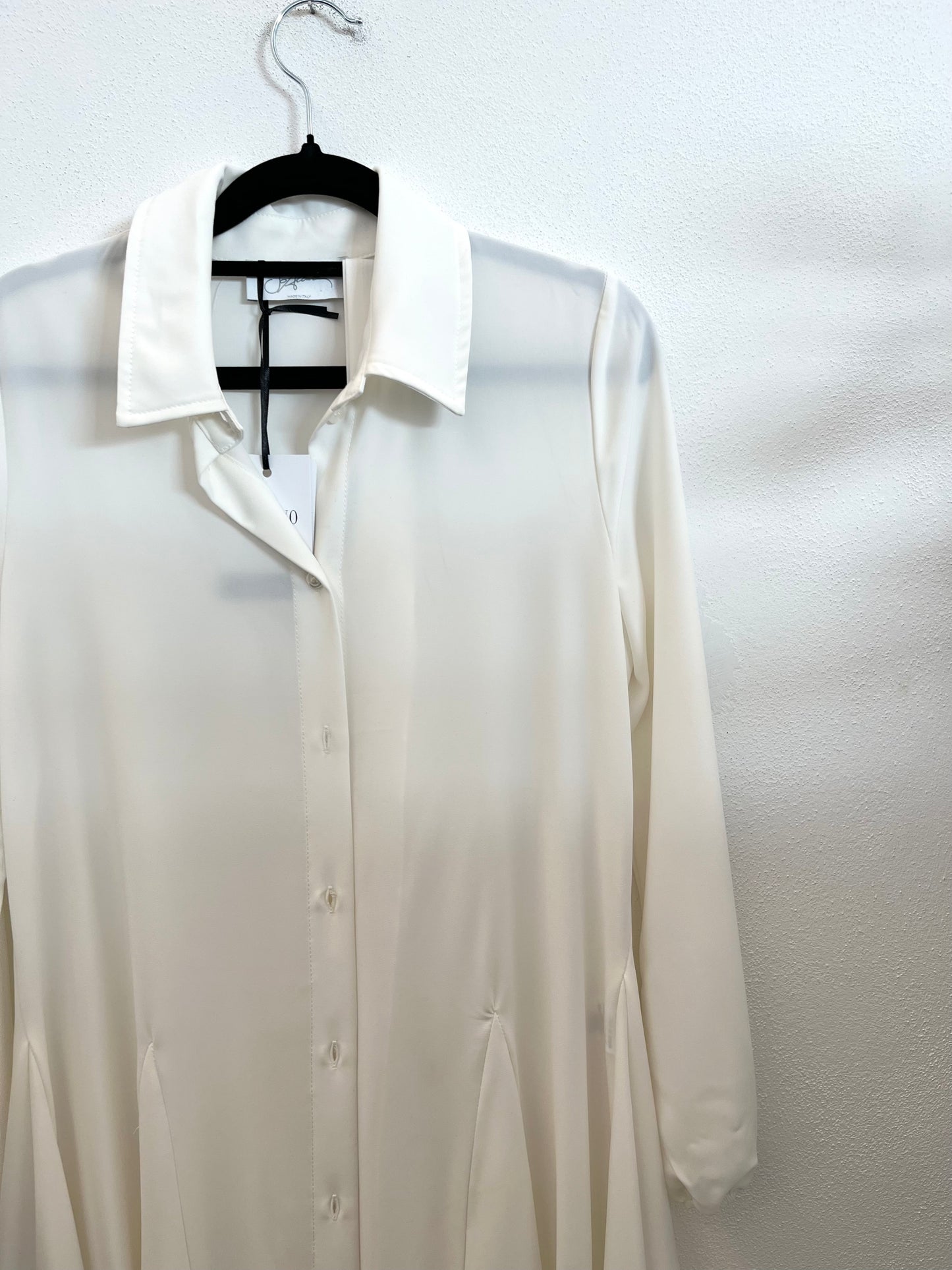 Abito di Soallure a camicia svasato avorio