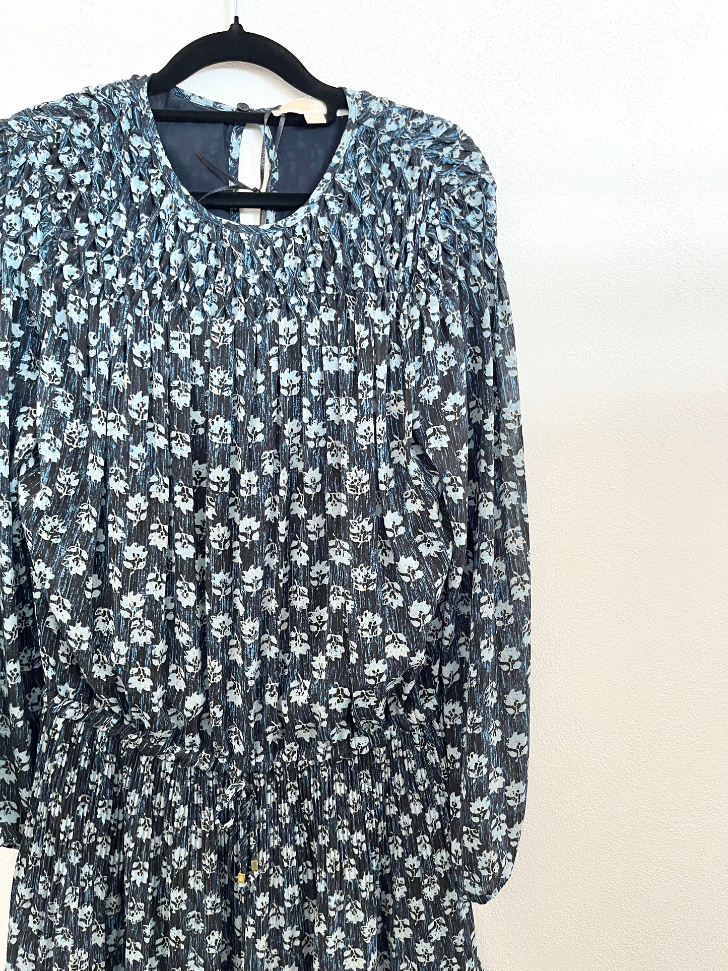Abito di Michael Kors smock corto in chiffon a fiori