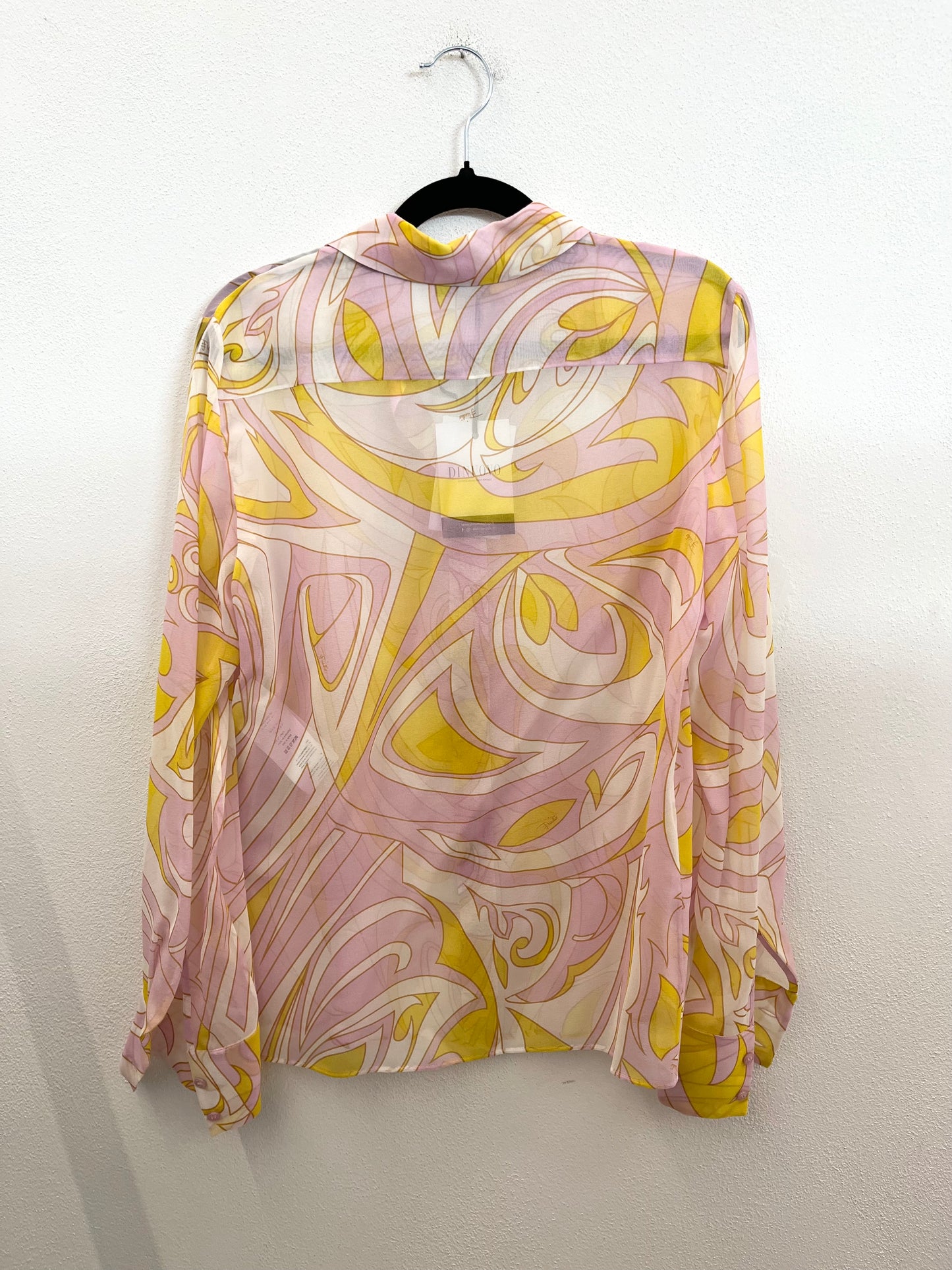 Blusa in seta di Emilio Pucci con stampa in fantasia