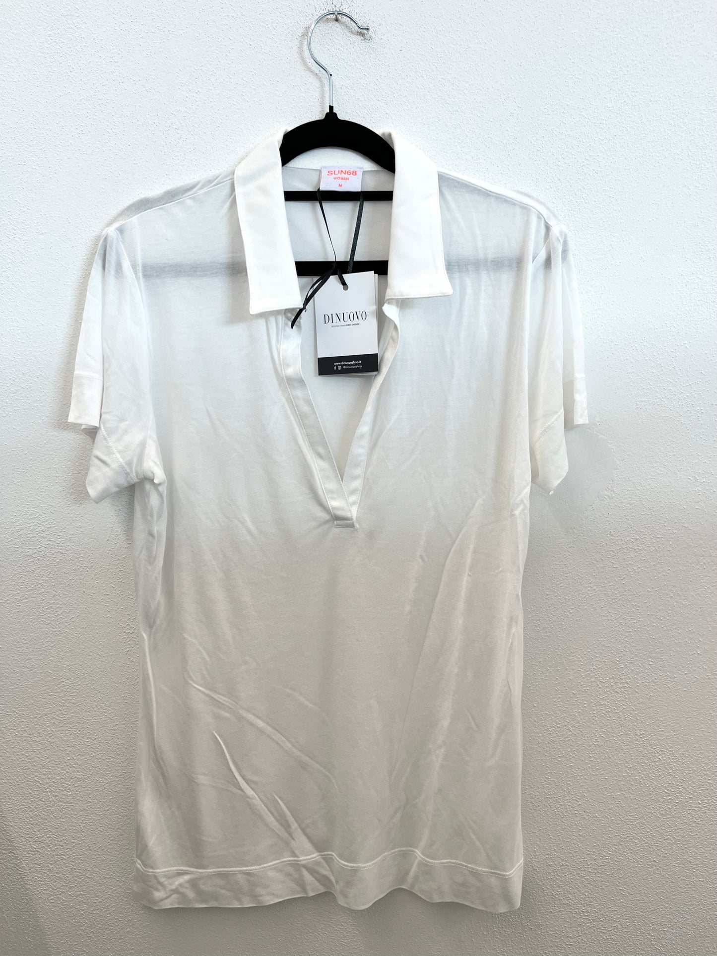 SUN68 short-sleeved polo shirt
