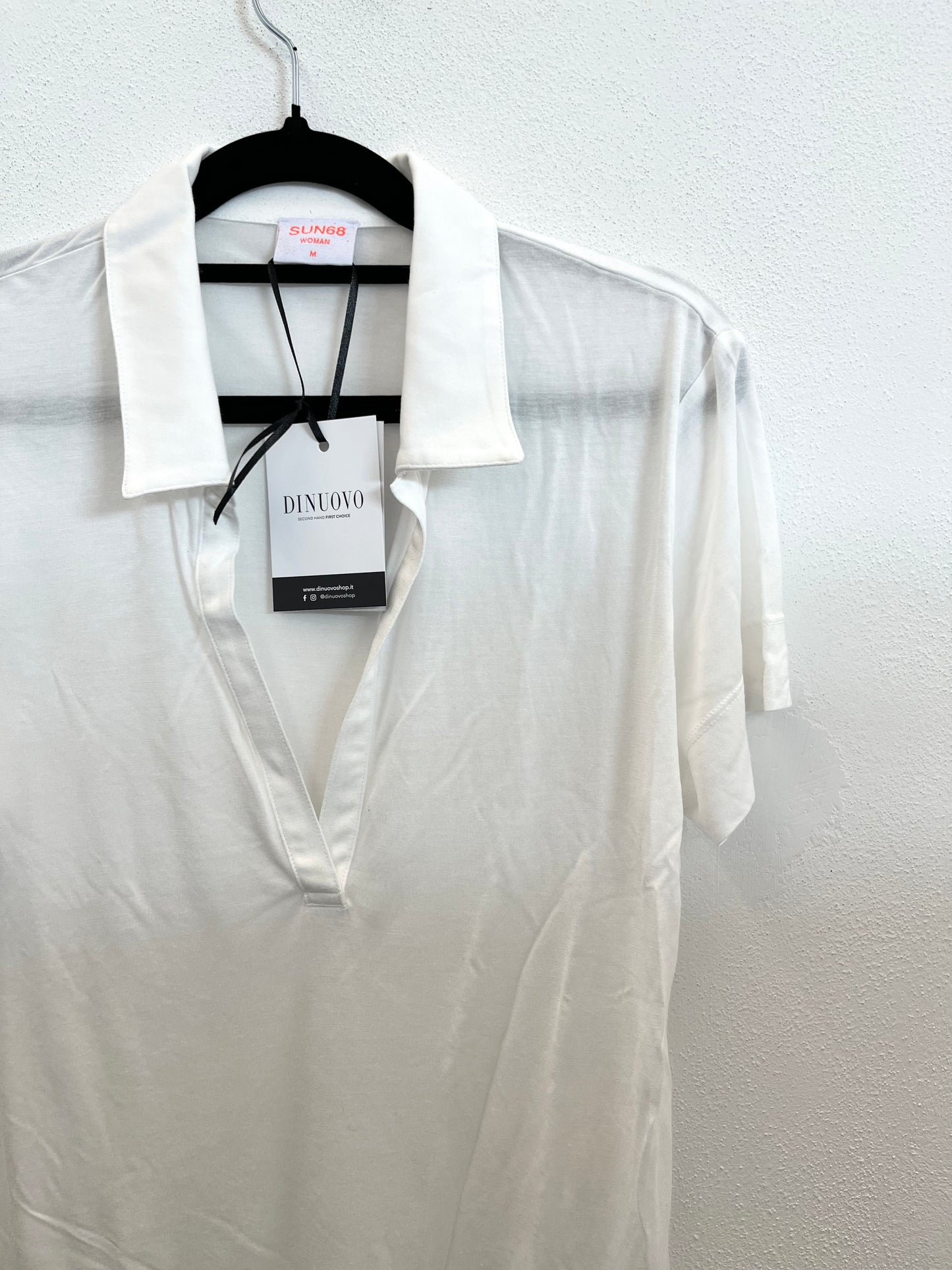 SUN68 short-sleeved polo shirt