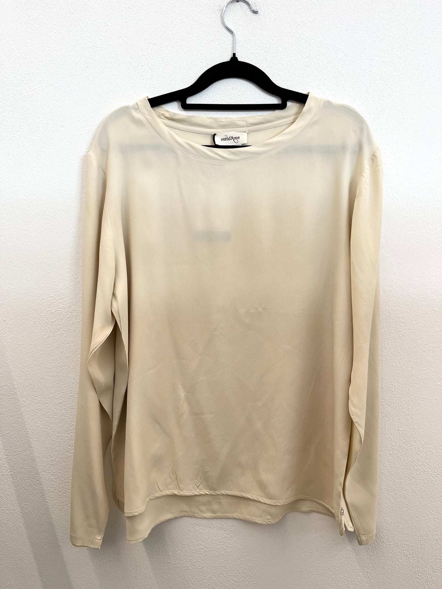 Blusa lucida champagne OttoD'Ame