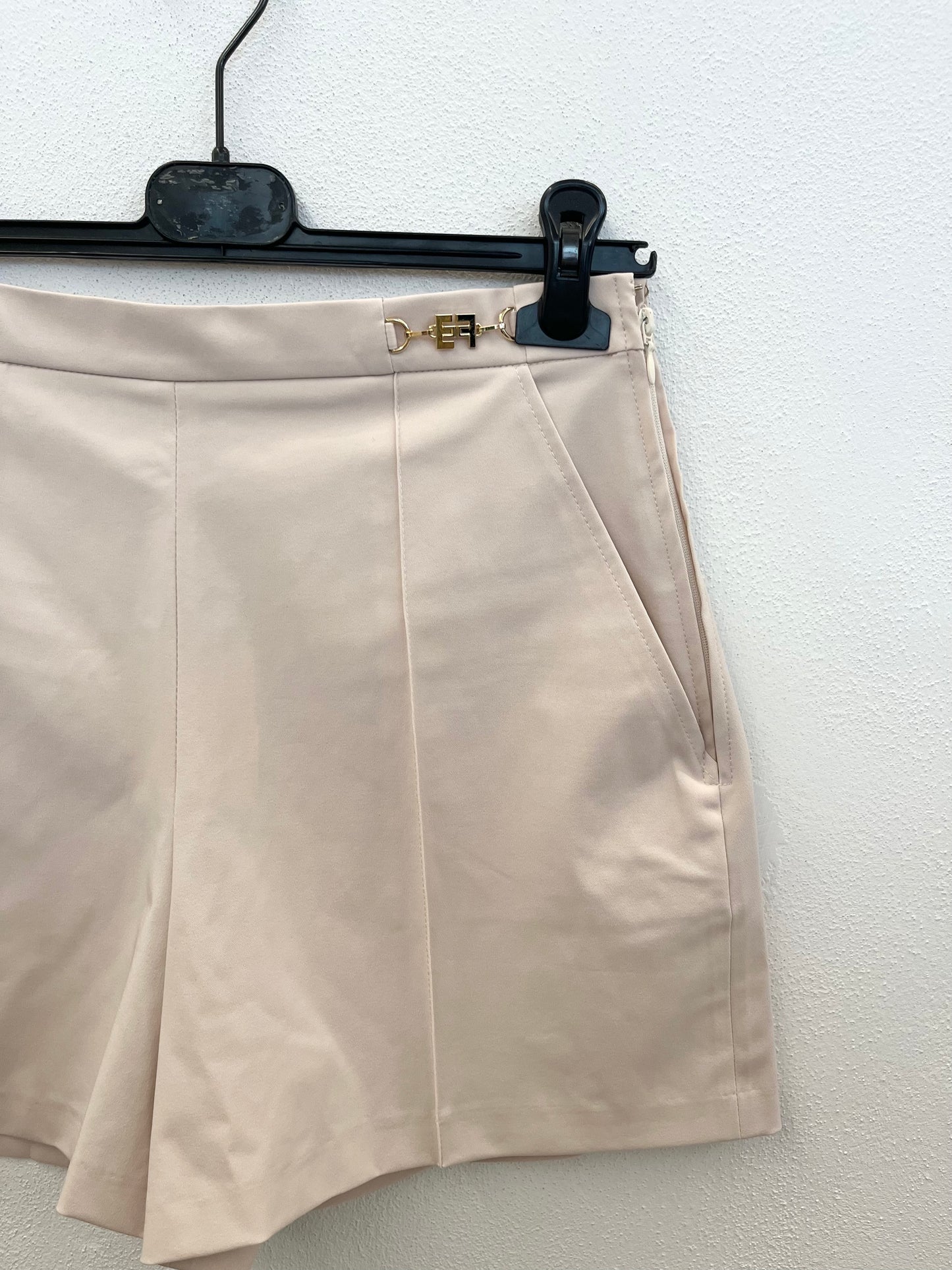Elisabetta Franchi structured shorts with metallic details