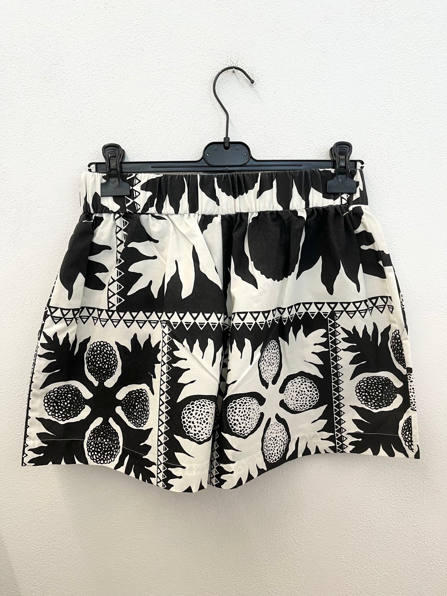 Red Valentino shorts with ethnic graphic print