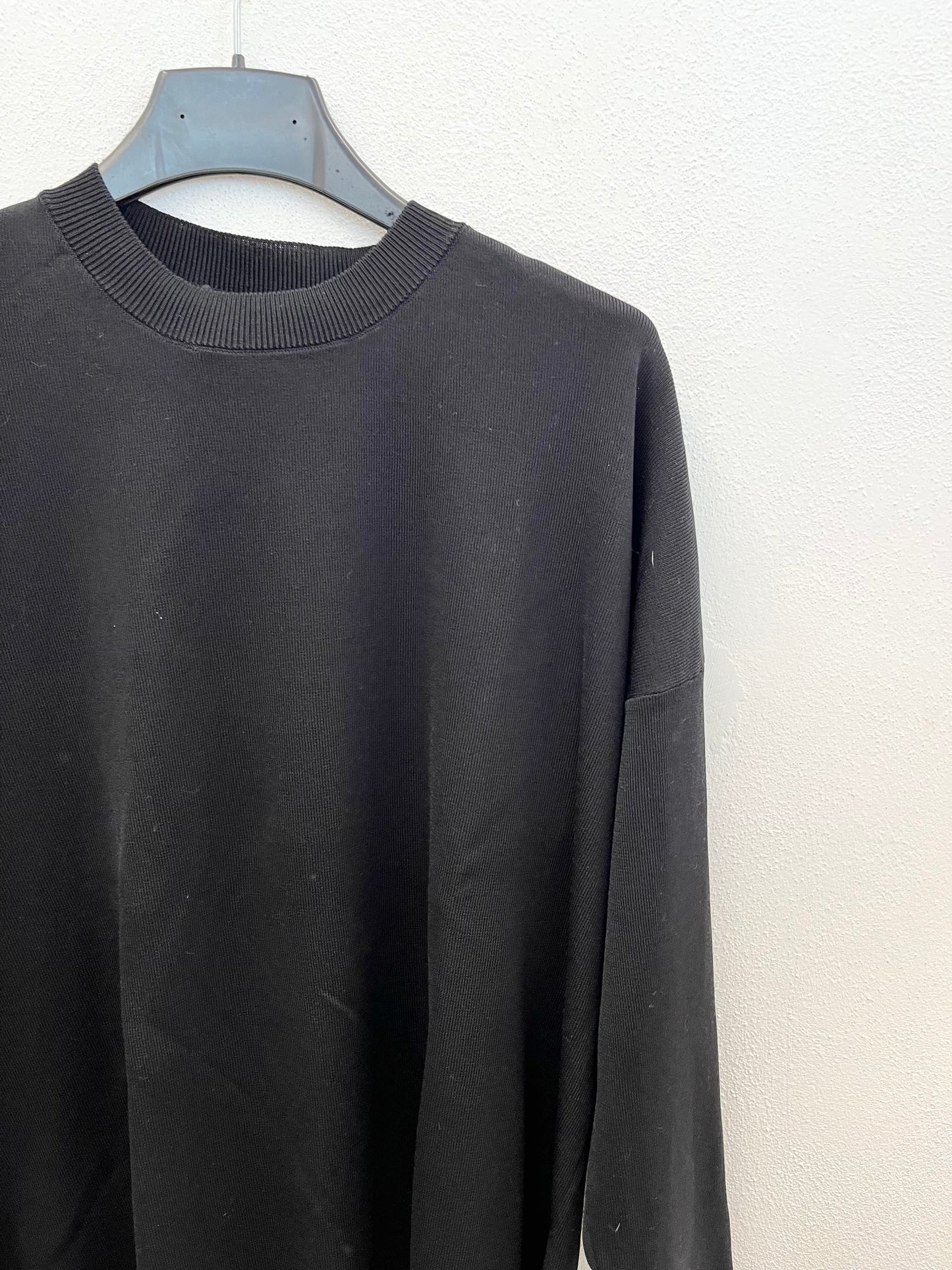 Maglione di Alpha Studio lungo a costine con spacchi laterali