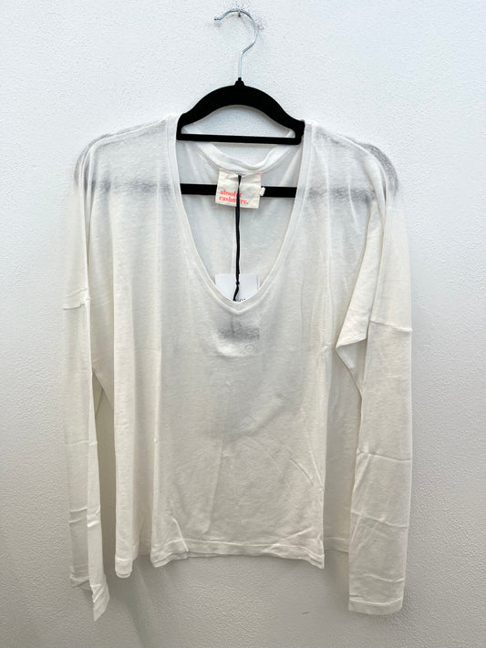 Maglione a V di Absolute Cashmere in jersey leggero