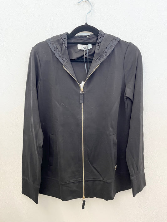 Felpa di Twin Set con Cappuccio in Pizzo Intagliato