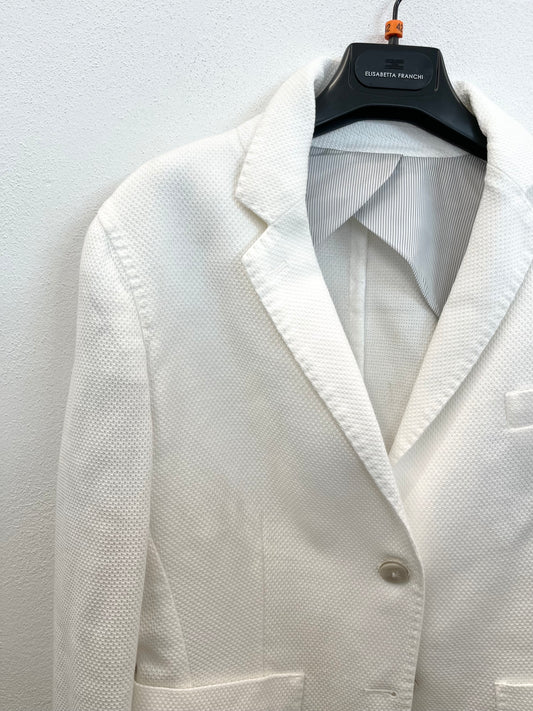 Giacca di Fabiana Filippi Monopetto in Maglia Nido d'Ape