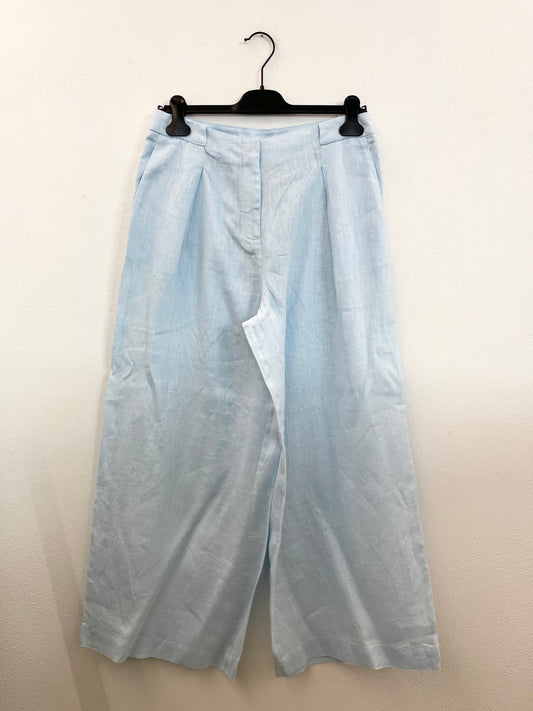 Pantaloni di Semicouture Wide-Leg in Lino