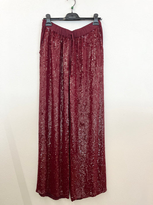 Pantalone di PAROSH Palazzo in Paillettes