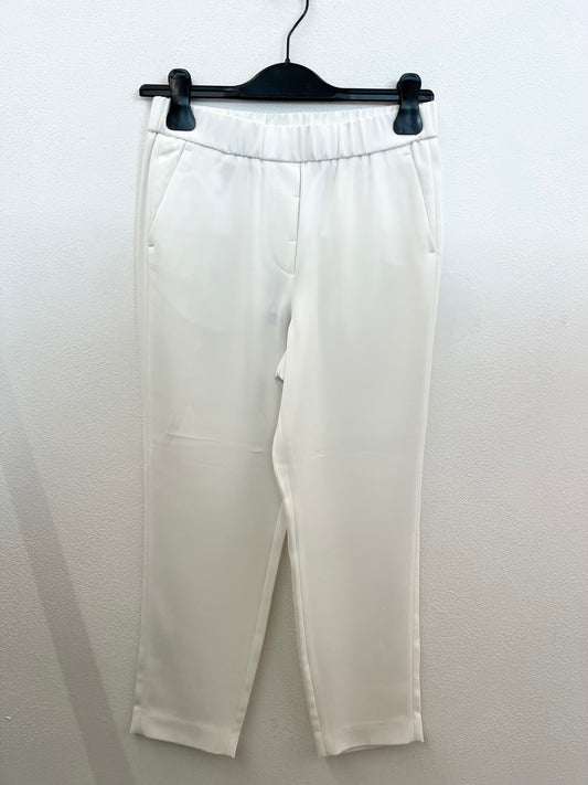 Pantalone di Peserico Bianco Soft-Touch