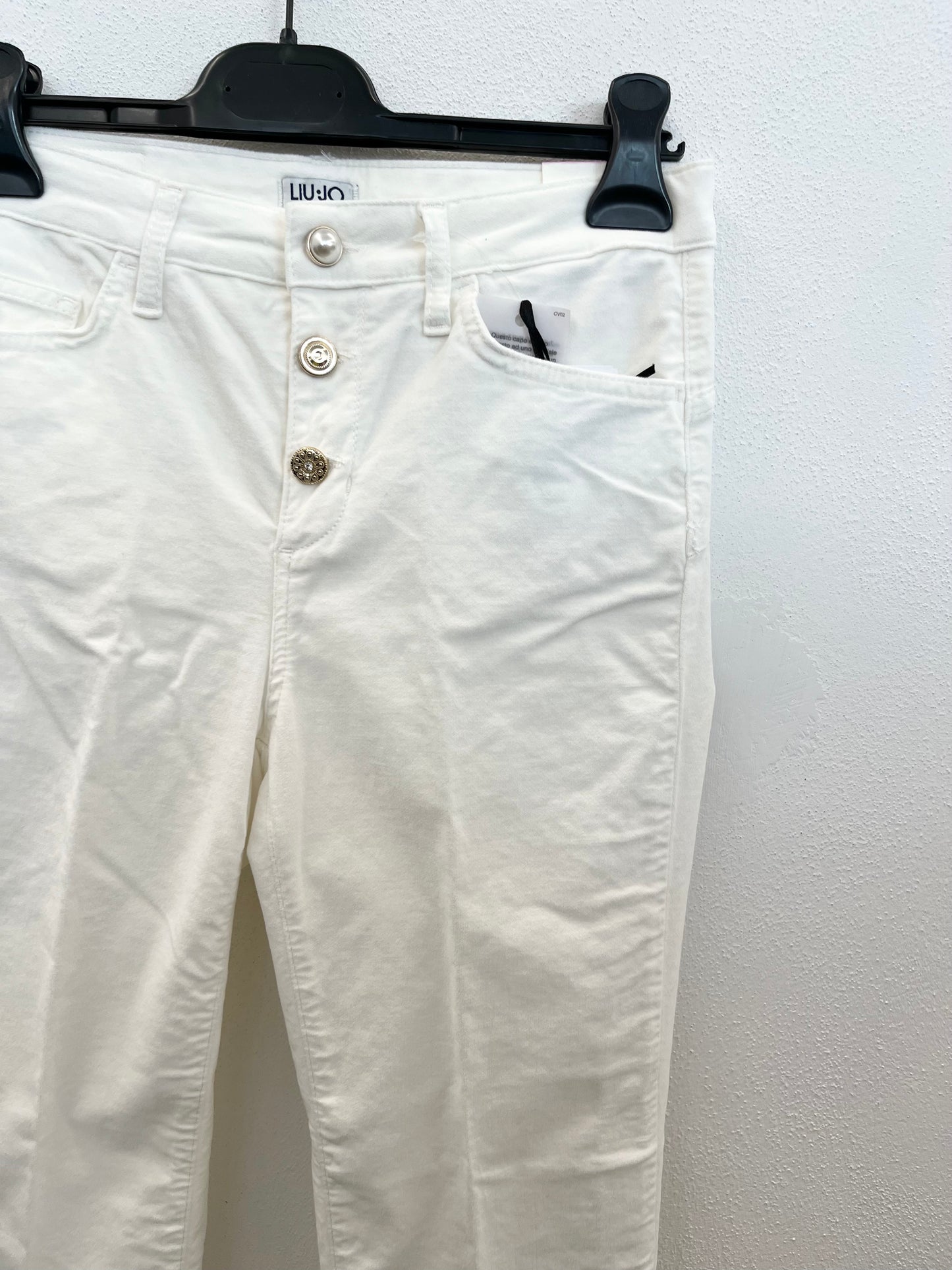 Pantalone di Liu Jo Slim-Fit con Bottoni Gioiello