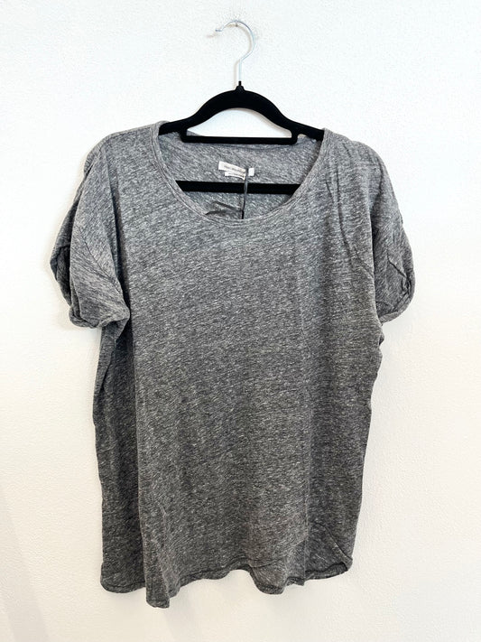 T-shirt di Isabel Marant Etoile grigia melange scollata