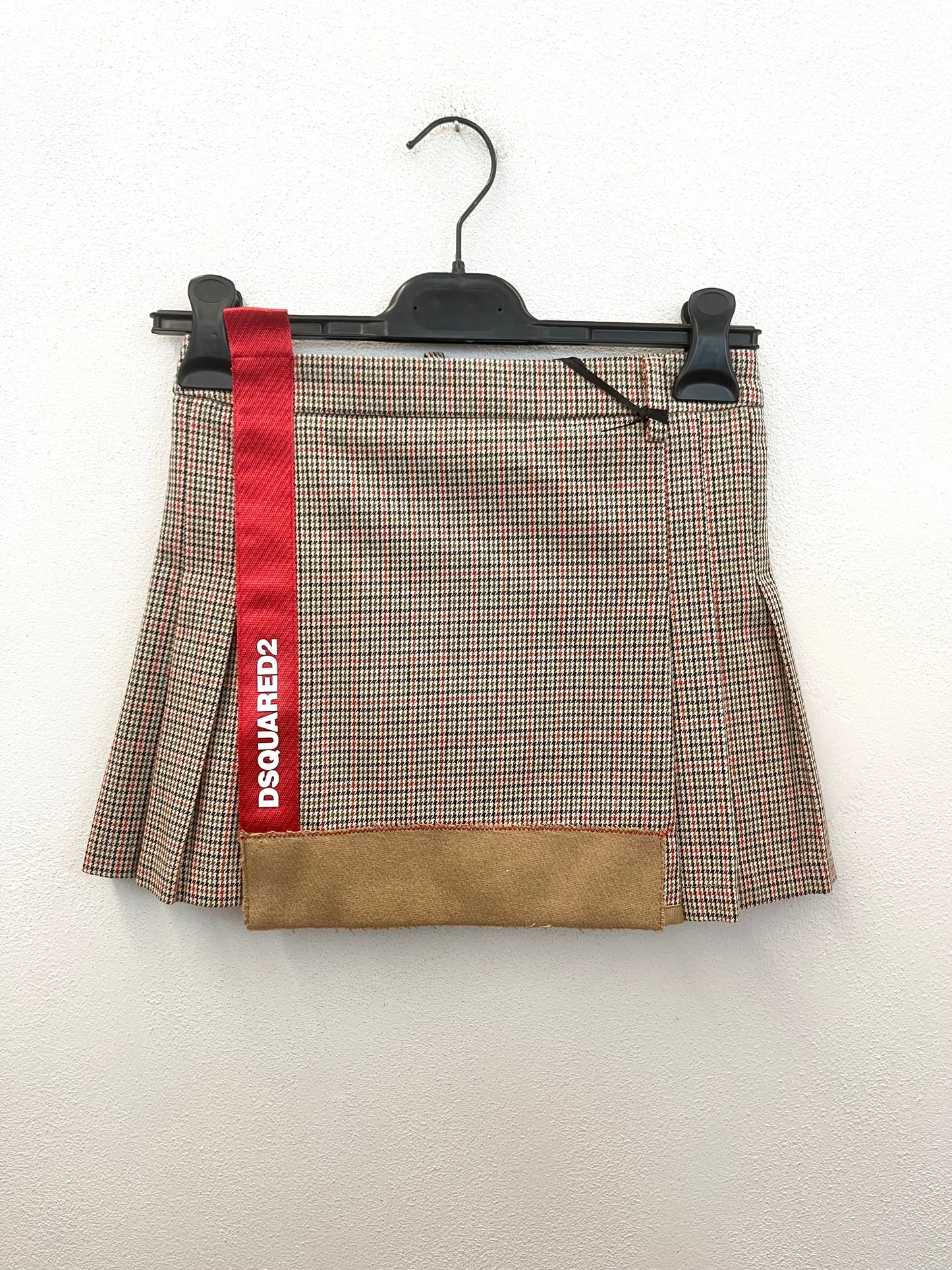 Minigonna di Dsquared2 a Pieghe Principe di Galles