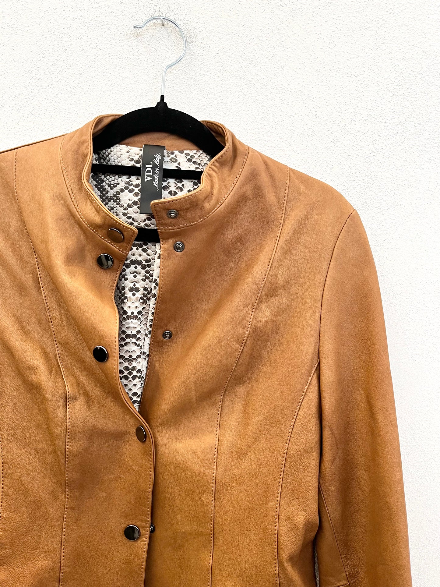 Giacca di VDL Slim Fit in pelle