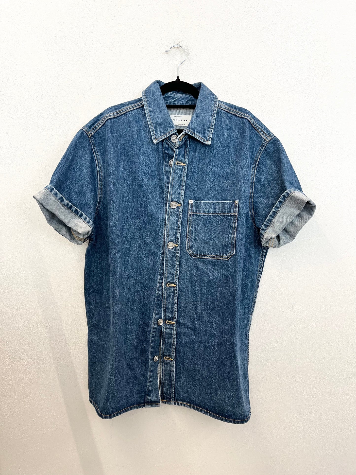 Camicia in denim di SLVRLAKE a maniche corte