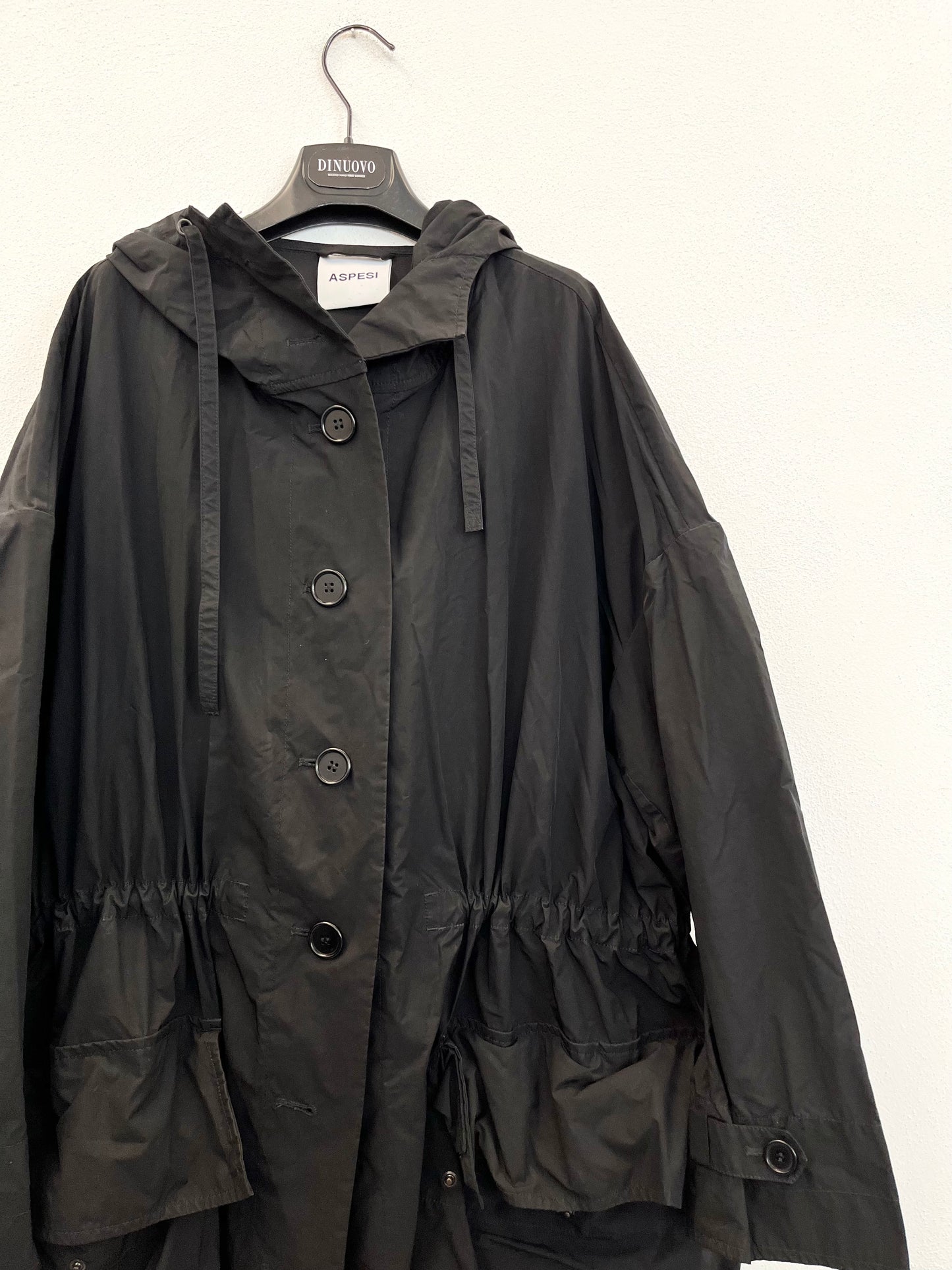 Aspesi technical parka with hood