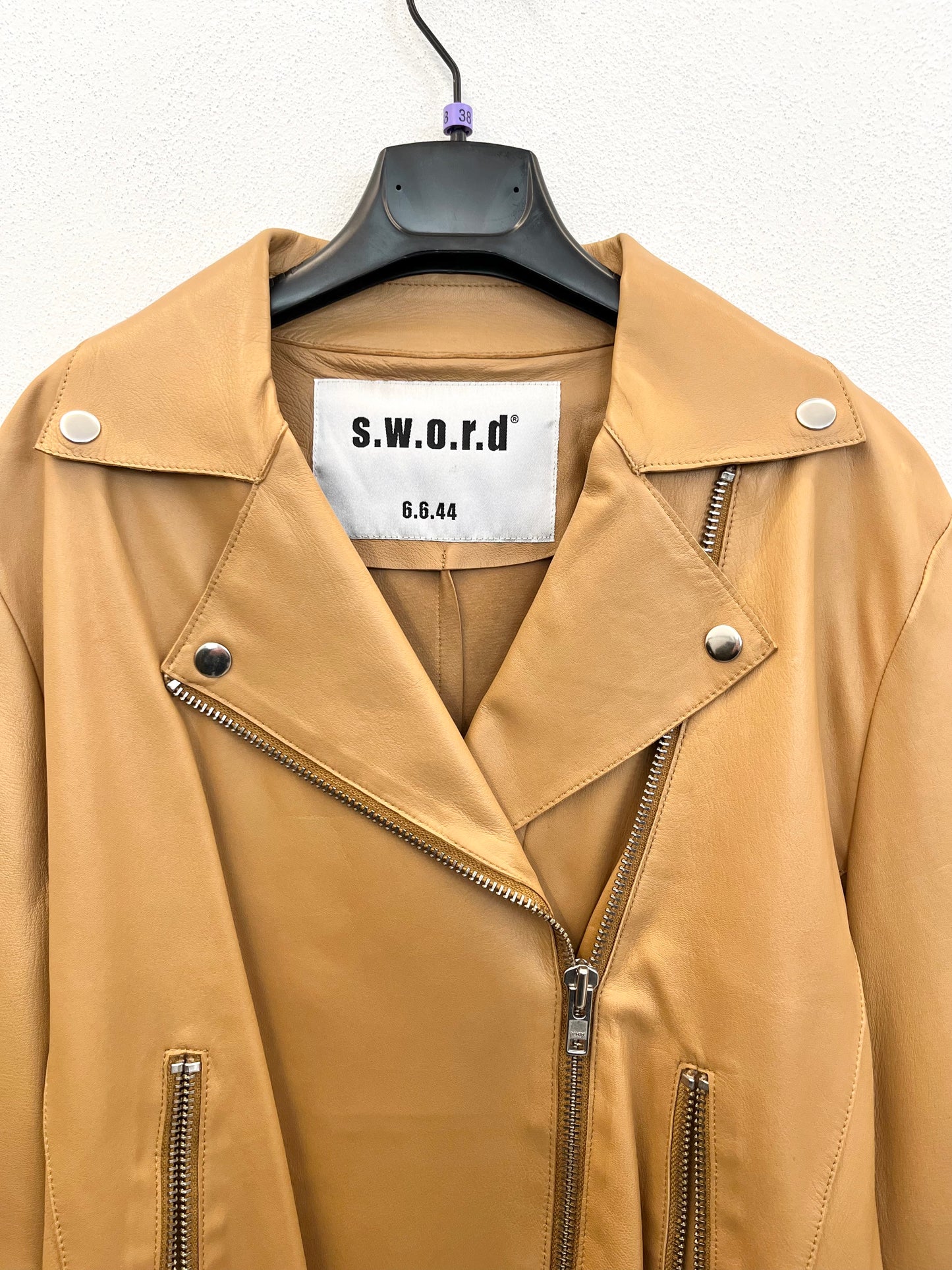 Biker jacket di SWORD in pelle