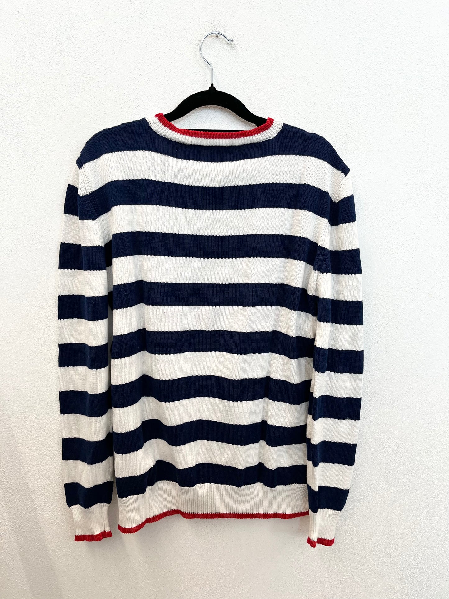 Maglia di Alberta Ferretti a righe &nbsp;con scritta "Yesterday"