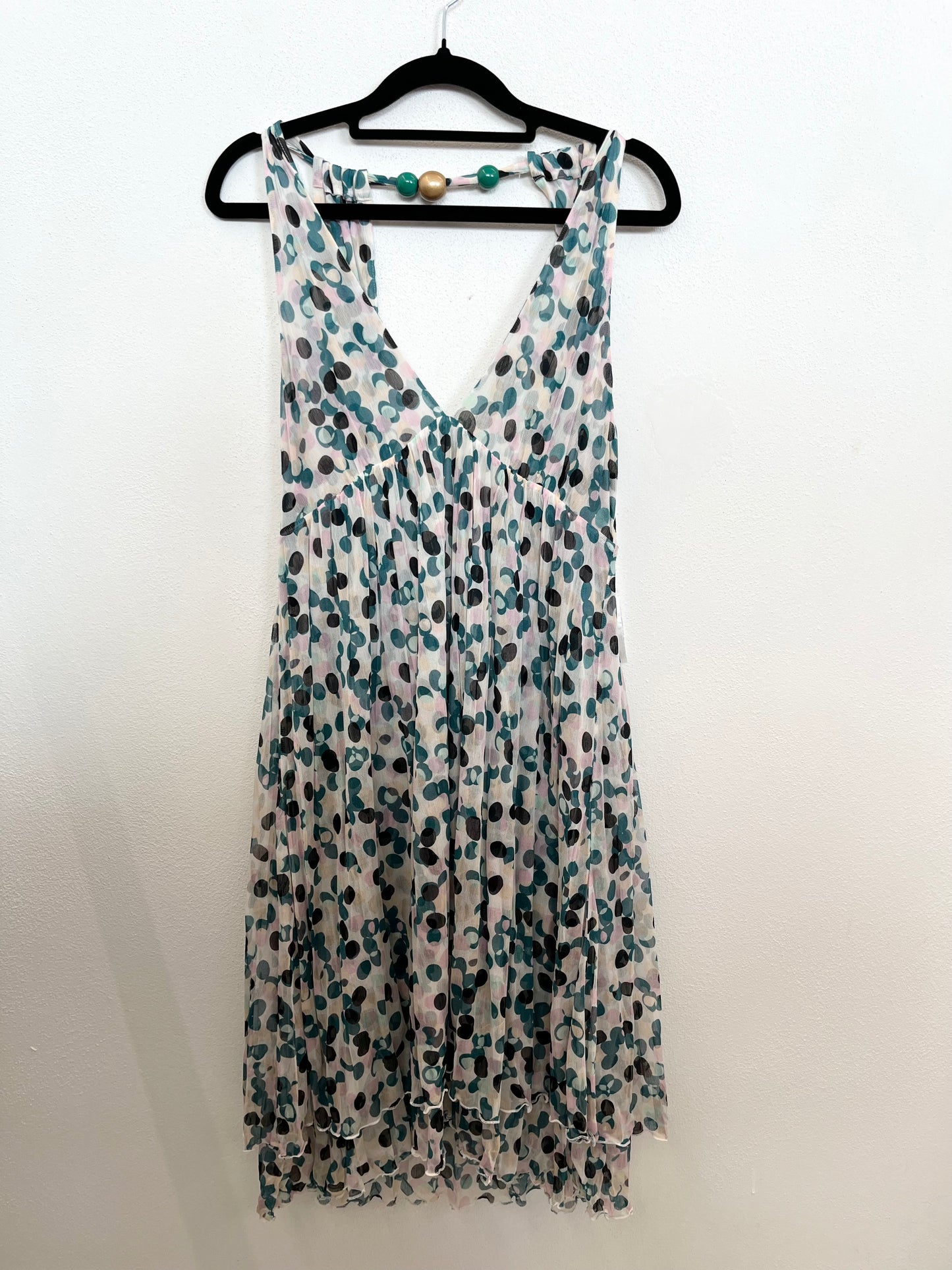 Abito di Diane Von Furstemberg a Pois con Dettaglio Bijoux sulle Spalline